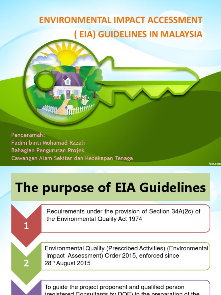 EIA Guidelines and Requirements in Malaysia | PDF | Environmental ...