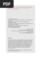 Sujeito Dividido, Proliferação de Objetos e Desinserção Social