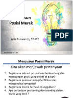 Menyusun Posisi Merek