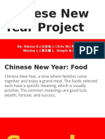 Chinese New Year Project: By: Alyssa B. (Wesley L. (