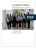 Training Narrative Report, Pps 2013