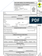 Ficha De Inscrição de Curso