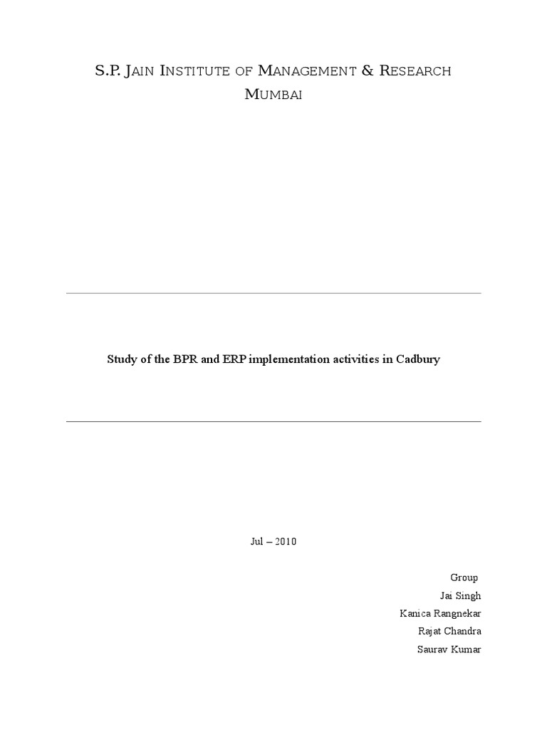 ERP Assignment Group 2 | PDF | Enterprise Resource Planning | Logistics