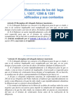 A MODIFICACIONES de Los DD Legs 1301, 1307, 1298 1281 PDF