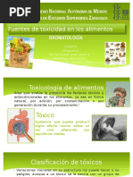 Fuentes de Toxicidad en Los Alimentos!