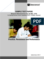 Sample Test Paper 2016 17 JA JF JD