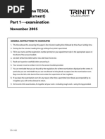 Past Paper 2005 Assess Nov 05