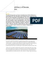 Latinoamérica y El Boom Fotovoltaico