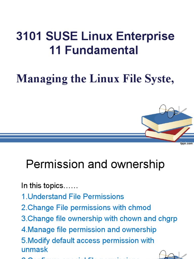 04-Managing File Permission and Ownership | PDF | Utility Software ...