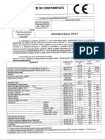 CE - Declaratie de Conformitate Porotherm