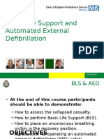 Basic Life Support and Automated External Defibrillation: East of England Ambulance Service
