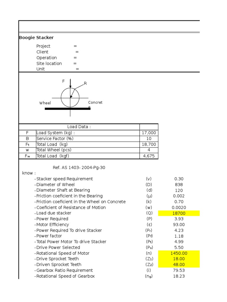 Boogie Stacker Load and Power Analysis | PDF | Science & Mathematics ...