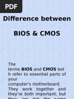 What Is The Difference Between Bios and Cmos