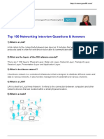 Top 100 Networking Interview Questions & Answers