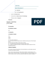 Module Catalogue 2017/18 MAR3139: Marine Structures II: Semester 1 Credit Value: ECTS Credits