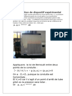 Description de Dispositif Expérimental