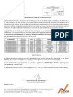 Notificación por aviso N° 031 mayo de 2017