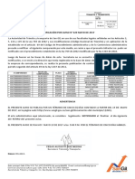 Notificación Por Aviso #029 Mayo de 2017