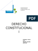 Apuntes - Derecho Constitucional I