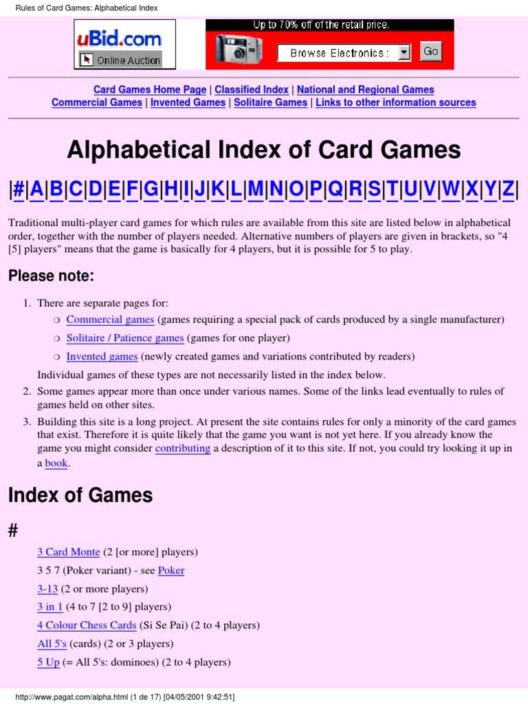 Card Games PDF Playing Cards Card Games