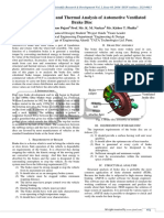 Structural Analysis and Thermal Analysis of Automotive Ventilated Brake Disc