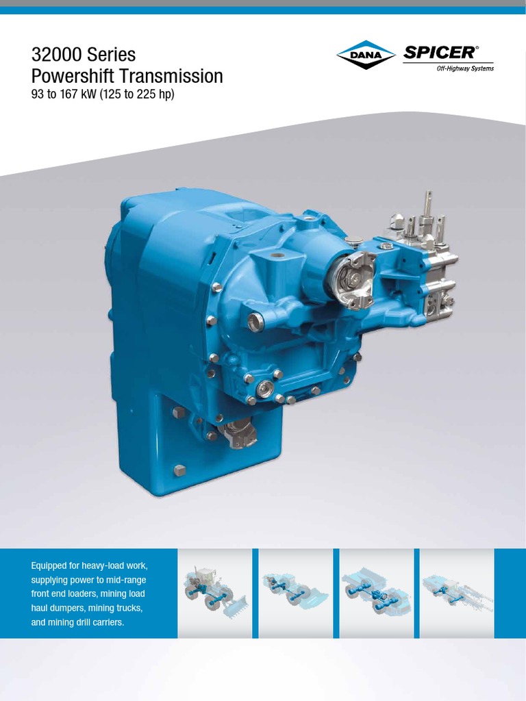 32000 Series Powershift Transmission Transmission (Mechanics) Gear