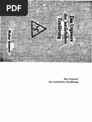walter sommer das urgesetz der natuerlichen ernaehrung pdf