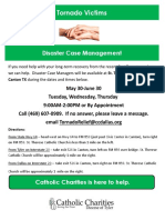 Catholic Charities Flyer