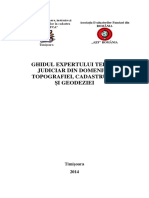 Ghidul Expertului Tehnic Judiciar Din Domeniul Topografei, Cadastrului Si Geodeziei PDF