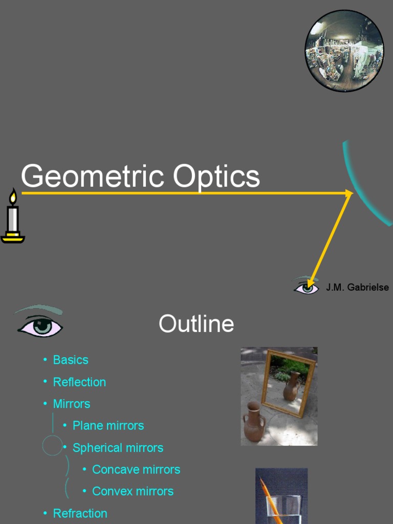 Geometric Optics: Mirrors and Lenses | PDF | Lens (Optics) | Optics