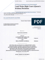 Martin McGartland legal case against MI5 and Home Office  - Mitting J. Judgement Dated 8 July 2014