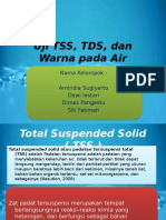 Uji TSS, TDS, Dan Warna Pada, Edit