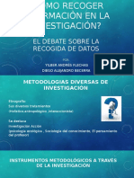 Cómo Recoger Información en La Investigación