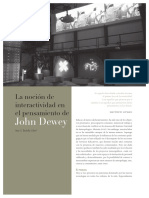 La Noción de Interactividad en El Pensamiento de John Dewey