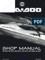 SeaDoo Shop Manual Sections Guide
