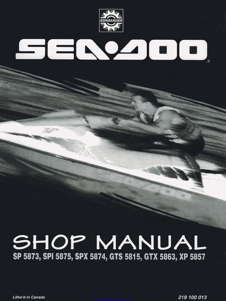 1995-SeaDoo-Service-Manual.pdf | Carburetor | Engines
