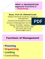 MBA MGMT 2 2 MGMT Functions Orginizing