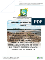 Informe de Hidrologia