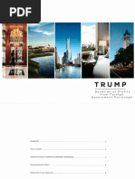 Trump Org Pamphlet on Foreign Profits