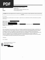 Email to Tim Erickson Redacted