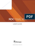 RX Final Mix Help PDF