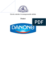 Metode statistice în managementul calității-Proiect Danone