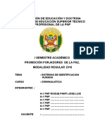MONOGRAFIA SISTEMA DE IDENTIFICACION HUMANA - A1 PNP ROQUE PANTI JOSE LUIS.docx