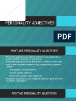 Personality Adjectives