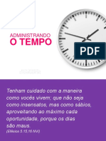 Administrando o Tempo