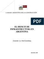 5.2 El Deficit de Infraestructura en Argentina