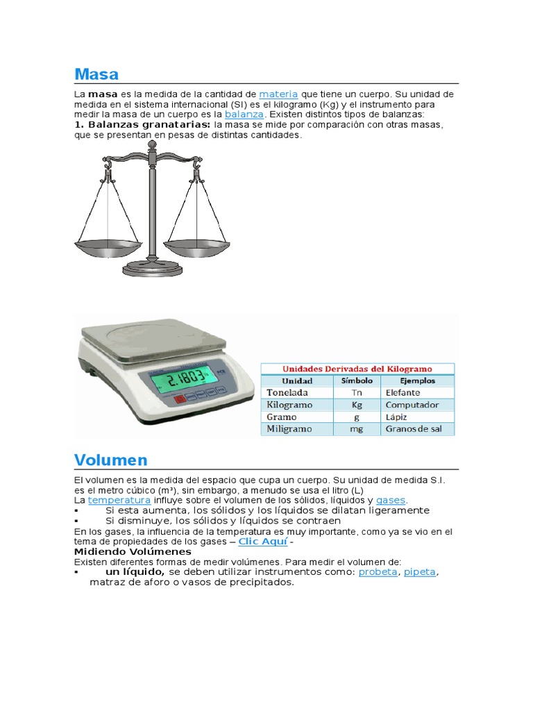 Unidad Para Medir La Cantidad De Materia Material Colección