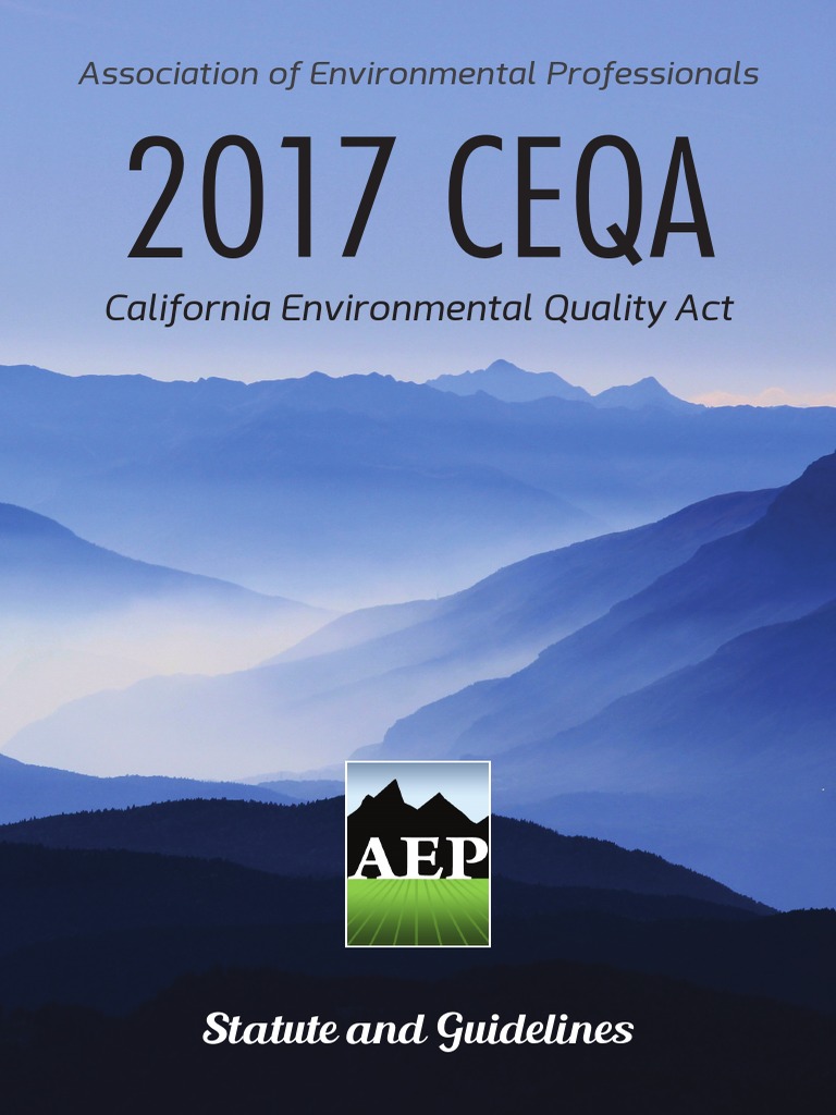 CEQA Handbook 2017 PDF Environmental Impact Assessment Emergency CEQA Handbook 2017 PDF Environmental Impact Assessment Emergency