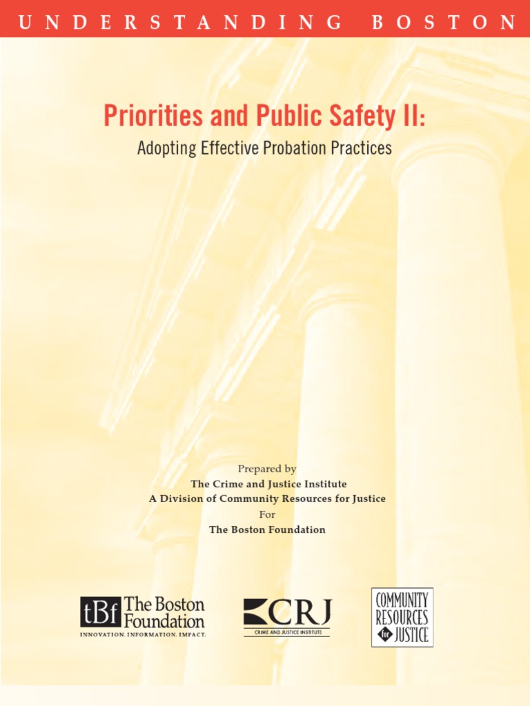 Effective Probation Practices in Boston | PDF | Probation | Recidivism