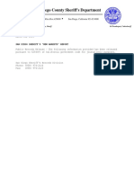 Criminal Detention Record SD Sheriff